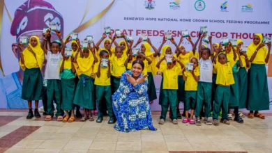 Beneficiaries of The Initiative, with the program manager RH-NHGSFP