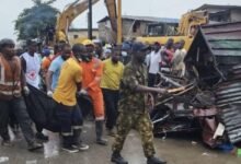 A baby girl has died after shopping mall collapsed