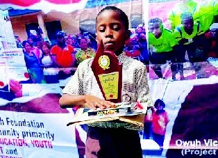 eight-year-old wins spelling bee competition