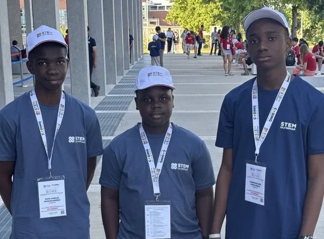 Nigerian students STEM Olympiad Rome