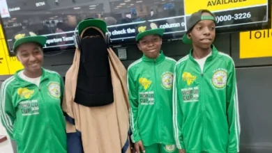 Nigerian children at World Spelling Bee