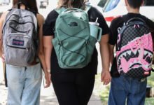 heavy backpacks put children at risk
