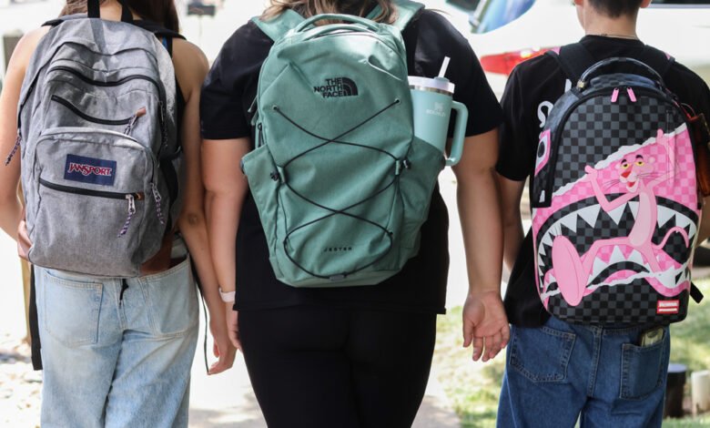 heavy backpacks put children at risk